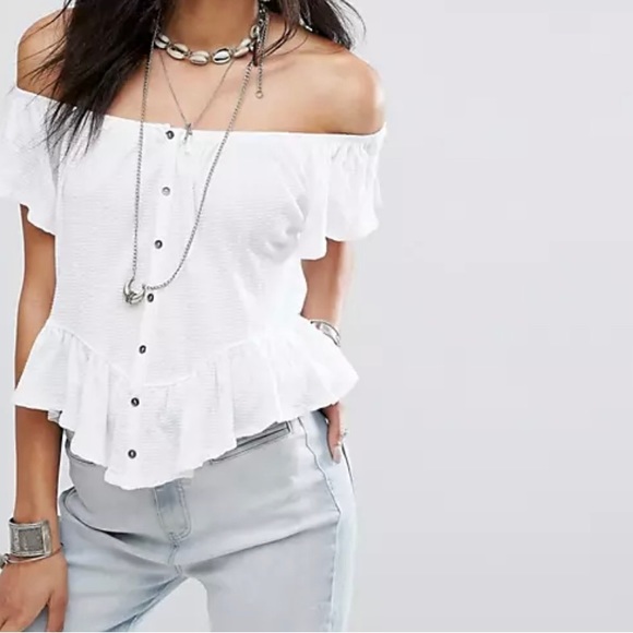 We The Free Tops - Free People Wee The Free Mint Julep Top-White